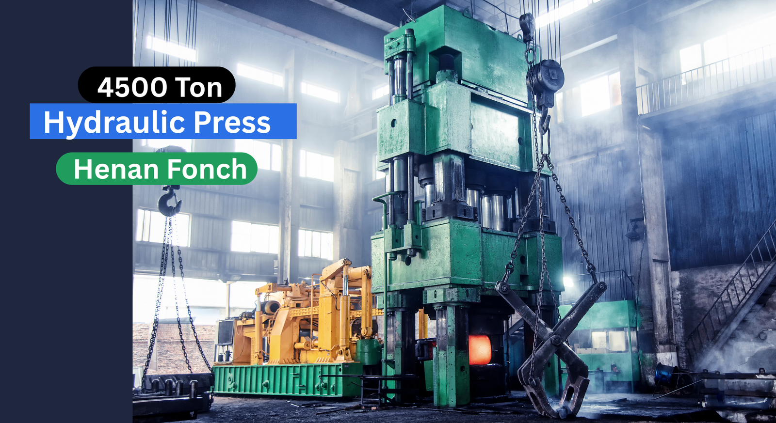 Henan Fonch is a leading manufacturer of forging machines including Electric Screw Press, Direct Drive Screw Press, Servo Press, Mechanical Press, Hydraulic Press, CNC Hammer, Hydraulic Hammer, and Manipulators—offering complete forging solutions with precision and durability.